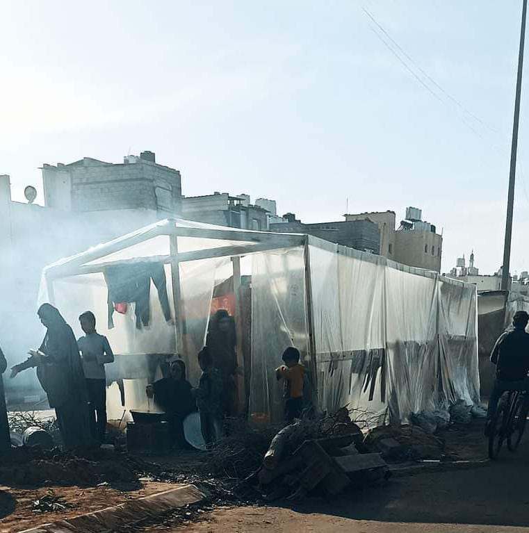 Save my life. The occupation destroyed my house and I and my children live on the street